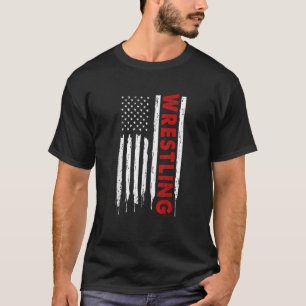 Cool wrestling USA Fan and coach For Men Women T-Shirt