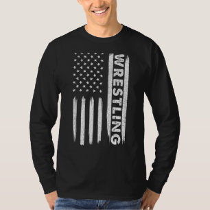 Cool Wrestling USA For Men Women Wrestling Coach T-Shirt