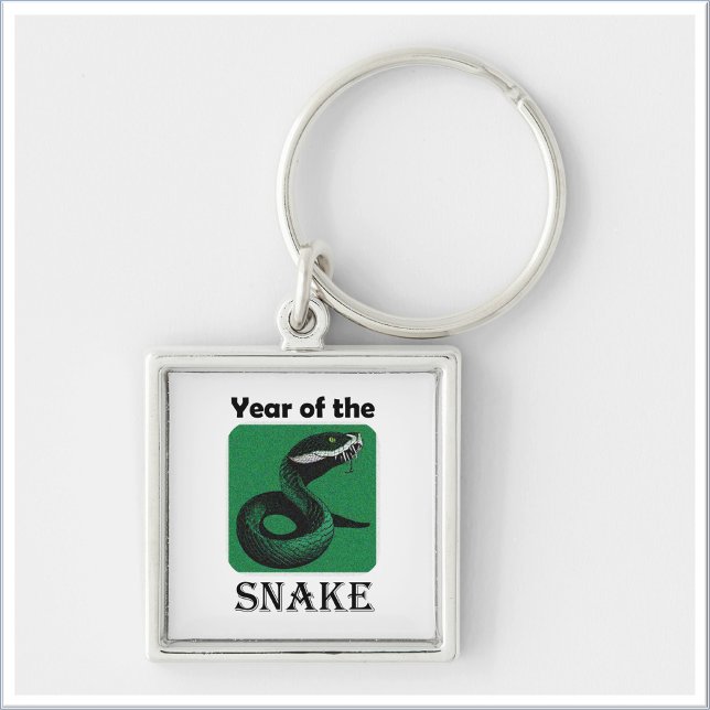 Cool Year of the Snake Chinese Zodiac Keychain (Creator Uploaded)
