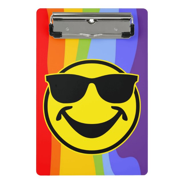 Cool yellow + your backg. & ideas mini clipboard (Front)