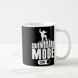 Cool Youth Snowboarder Gift Snowboard Mode On Boys Coffee Mug