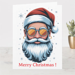 Cool Yule Santa Card