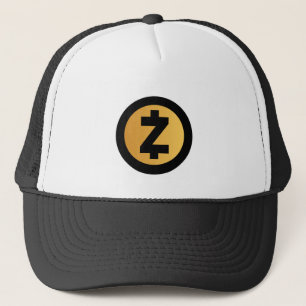 Cool Zcash Cryptocurrency Coin Sign Trucker Hat