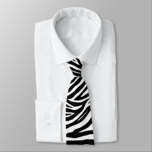 Cool Zebra Stripes Necktie
