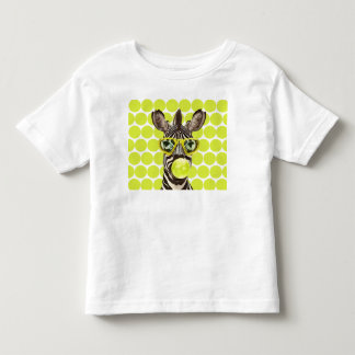 Cool Zebra with Sunglasses & Bubblegum Pop Art Toddler T-shirt
