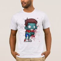 Cool Zombie Dude with Blood / Paint Splatter