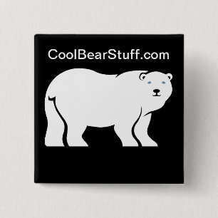 CoolBearStuff.com 2 Inch Square Button