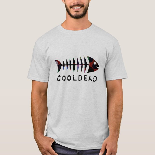 Cooldead fishbone cool style T-Shirt (Front)