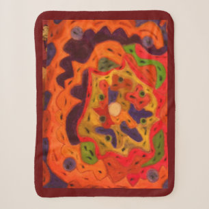 Cooler seasons colours of earth and trees design sherpa blanket