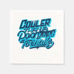 Cooler Than A Polar Bear's Toenails Classic Napkin