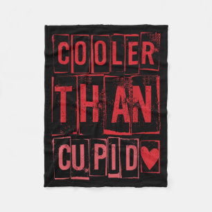 Cooler Than Cud Cute Valentine's Day Kids Boys Gir Fleece Blanket