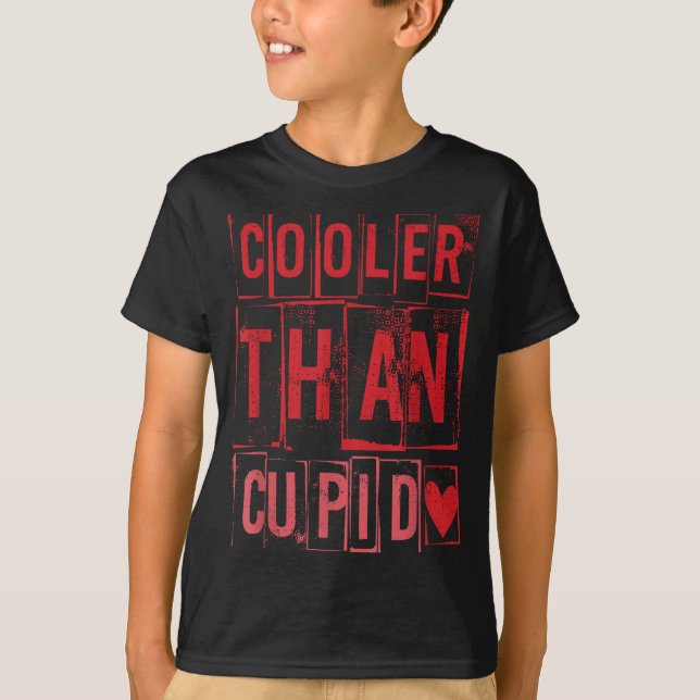 Cooler Than Cud Cute Valentine's Day Kids Boys Gir T-Shirt (Front)