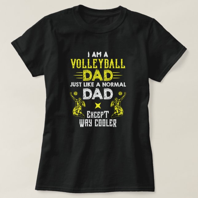 Cooler Volleyball dad T-Shirt (Design Front)