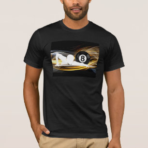 Coolest 8 Ball Billiards Tshirt