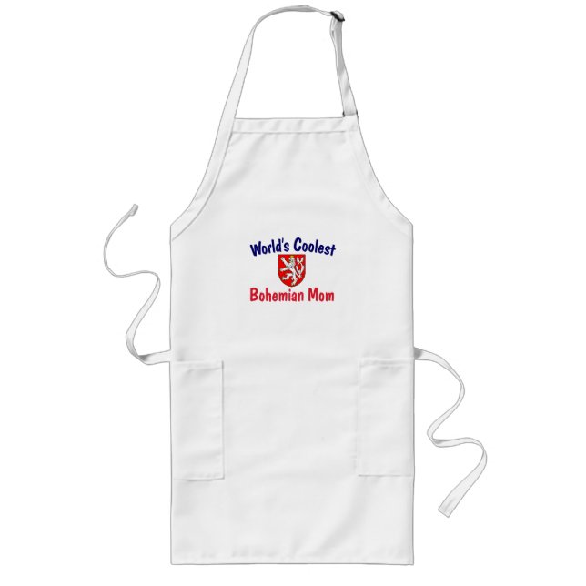 Coolest Bohemian Mom Long Apron (Front)