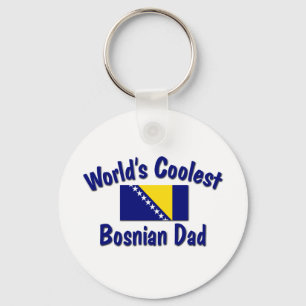 Coolest Bosnian Dad Keychain