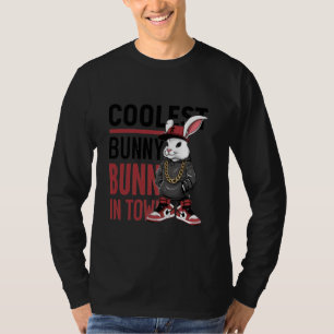 Coolest Bunny in Town Trendy Rabbit-Themed apparel T-Shirt