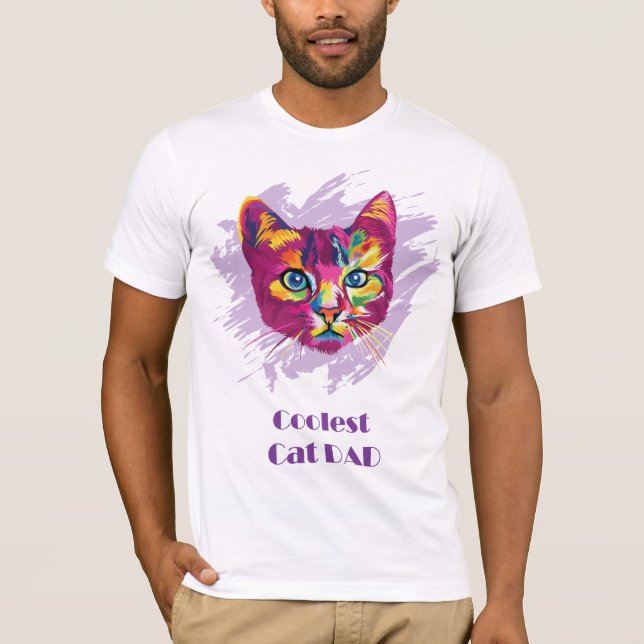 “Coolest Cat Dad” Tee  (Front)