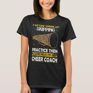 Coolest Cheer Coach Assistant Cheering Coaching Li T-Shirt
