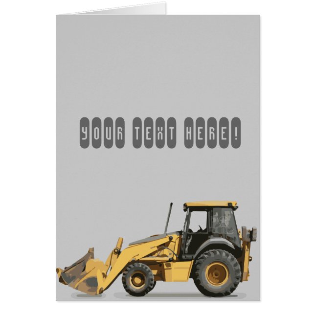 Coolest Construction Excavator Digger (Front)