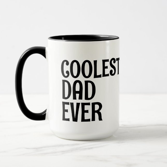 COOLEST DAD EVER Coffee mugs (Left)