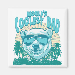 Coolest Dad Ever Gear by Mudge Magnet