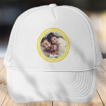 Coolest Dad Ever Modern Custom Photo Trucker Hat<br><div class="desc">This simple and modern design is composed of serif typography and add a custom photo.</div>