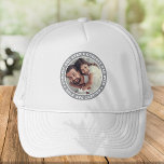 Coolest Dad Ever Modern Custom Photo Trucker Hat<br><div class="desc">This simple and modern design is composed of serif typography and add a custom photo.</div>