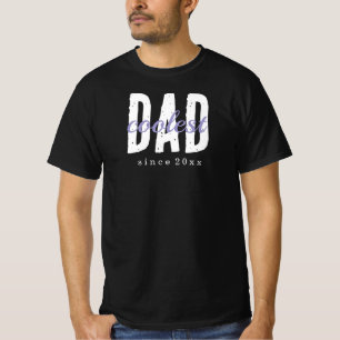 Coolest Dad Since 20XX Modern Simple Preppy T-Shirt