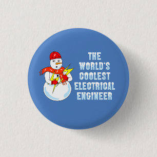 Coolest Electrical Engineer 1 Inch Round Button