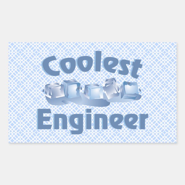 Coolest Engineer Sticker (Front)