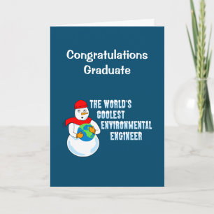 Coolest Environmental Engineer Graduation Card