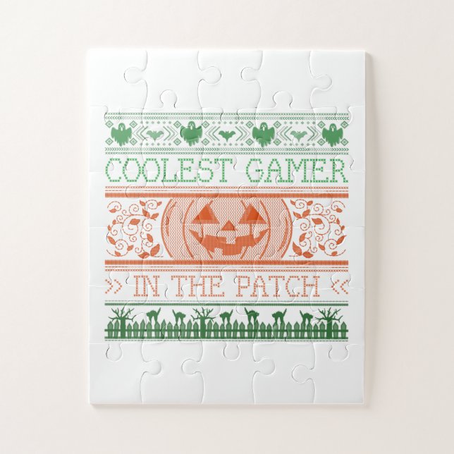 Coolest Gamer In The Patch  Jigsaw Puzzle (Vertical)