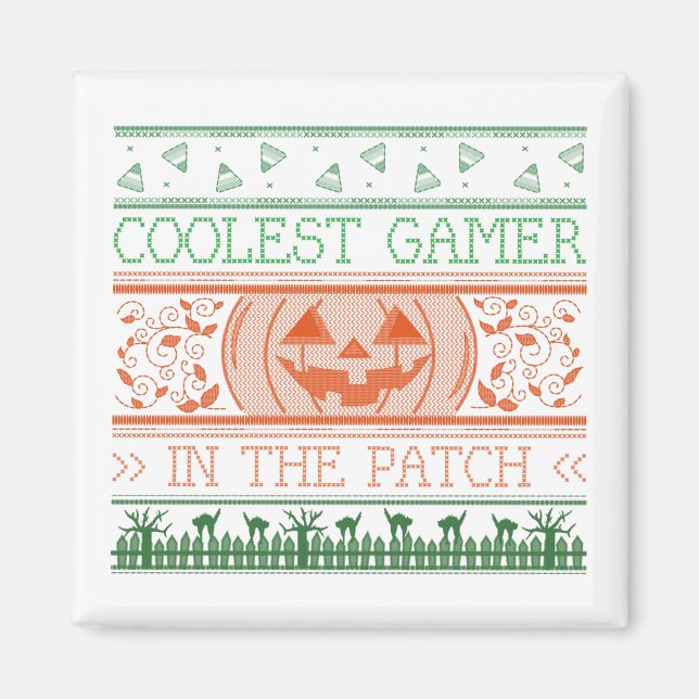 Coolest Gamer In The Patch  Magnet (Front)