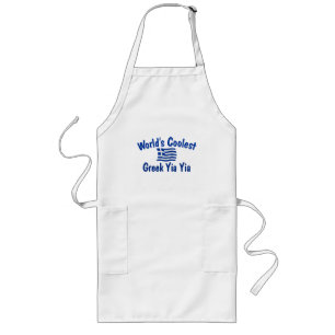 Coolest Greek Yia Yia Long Apron
