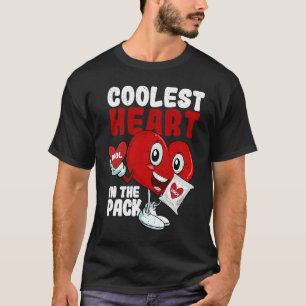 Coolest Heart In The Pack  Valentine's Day Cool Ca T-Shirt