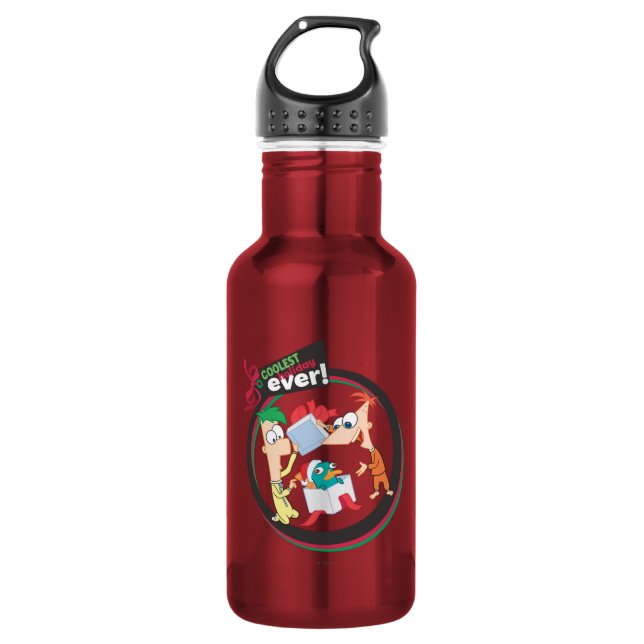 Coolest Holiday Ever 532 Ml Water Bottle (Front)