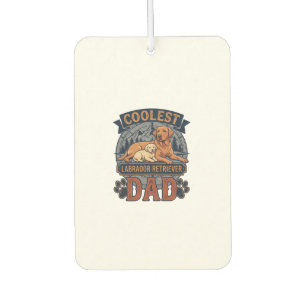 Coolest Labrador Retriever Dad Dog Mountain Paw Pr Air Freshener