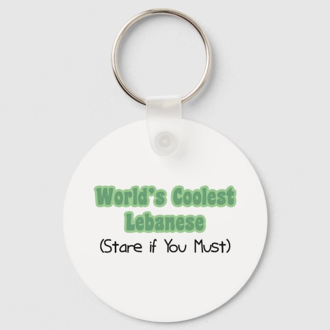 Coolest Lebanese Keychain (Front)