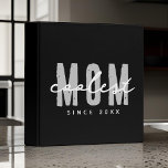 Coolest Mom Since 20XX Modern Simple Preppy Binder<br><div class="desc">This simple and modern design is composed of san serif typography.</div>