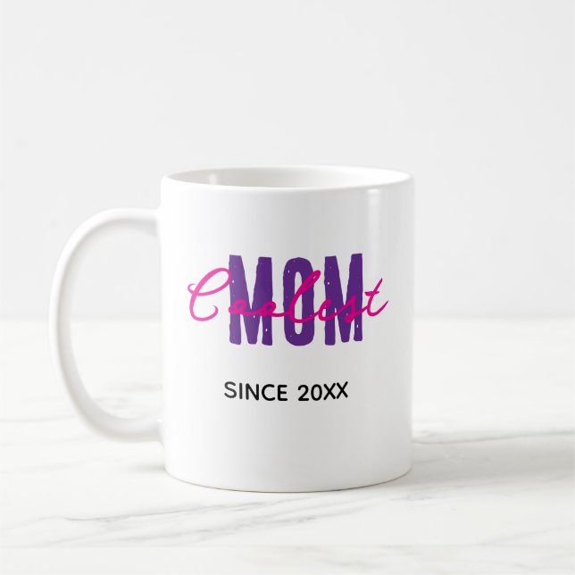 Coolest Mom Since 20XX Mug (Left)