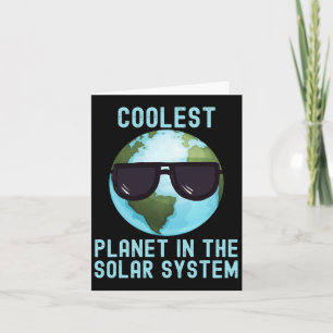 Coolest Planet In The Solar System Funny Earth Day Card