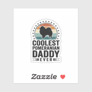 Coolest Pomeranian Daddy Vintage Dog Dad Shirt_1