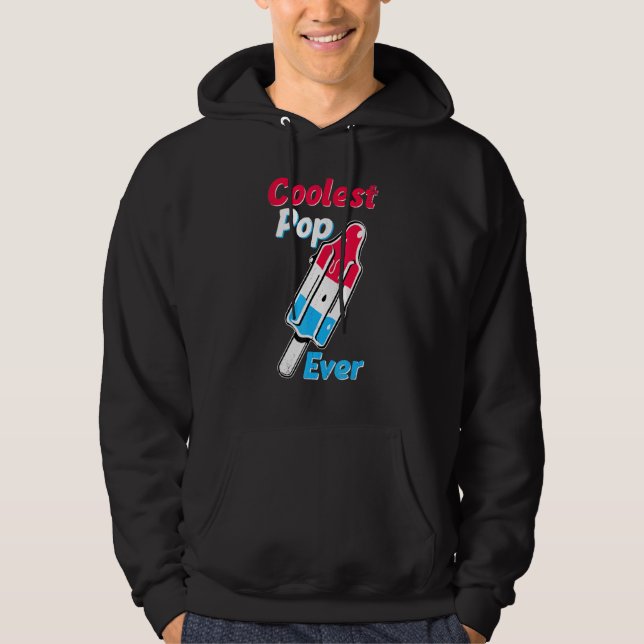 Coolest Pop Ever Popsicle Retro Bomb Hoodie (Front)