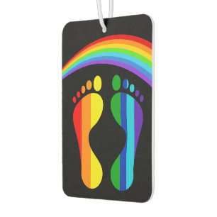 Coolest Pride Rainbow Feet Air Freshener