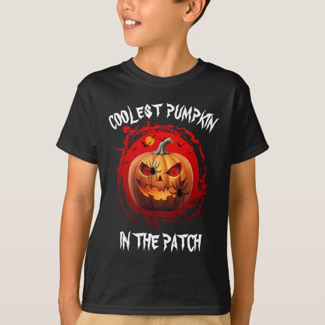 COOLEST PUMPKIN IN THE PATCH CUSTOM T-Shirt (Front)
