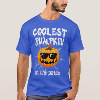 Coolest Pumpkin In The Patch Fall Autumn Halloween T-Shirt