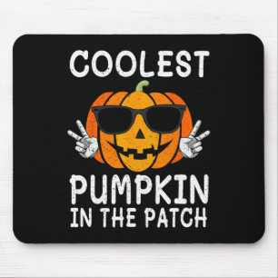 Coolest Pumpkin In The Patch Fun Boys Girls Kids H Mouse Pad