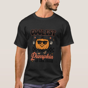 Coolest Pumpkin in the Patch Funny Halloween T Shi T-Shirt