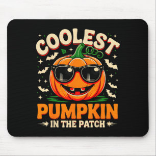 Coolest Pumpkin In The Patch Groovy Halloween For Mouse Pad